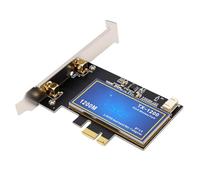 Goshyda Tarjeta de Red PCIE con Bluetooth 4.0, 2,4 GHz 300 Mbps 5 GHz 867 Mbps Adaptador WiFi de Doble Banda con Antenas Duales de 8 DBi, para Computadora Portátil de Escritorio