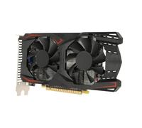 Goshyda Tarjeta Gráfica para Juegos, GTX550Ti 2G GDDR5 128Bit 928MHZ 5400MHz HDMI DVI VGA PCI Express 3.0 Ranura 16X, Tarjeta Gráfica para Computadora con Ventiladores Duales (GTX550Ti