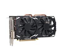 Goshyda Tarjeta Gráfica RX580 GDDR5 256BIT, bajo Nivel de Ruido, Alta Eficiencia, Tarjeta Gráfica para Computadora, Plug and Play, Portátil para (RX580 8GB GDDR5 256BIT)