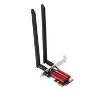 Goshyda Tarjeta PCIe Tri Band WiFi 6E 4200Mbps, Adaptador Bluetooth 5.2 para PC de Escritorio, Compatible con Wins 11/10, Cifrado WPA3
