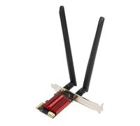 Goshyda Tarjeta WiFi 6E PCIe, 5374Mbps AX210 Pro Adaptador de Tarjeta de Red PCIe Bluetooth 5.3 Tri Band Expande WiFi a 6GHz/5GHz/2.4GHz, Adaptador Inalámbrico con MU MIMO