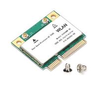 Goshyda Tarjeta WiFi, Tarjeta inalámbrica de Doble Banda 802.11a / b/g/n/AC Mini Red de Interfaz PCIE con transmisión Estable y Amplia compatibilidad, para PC