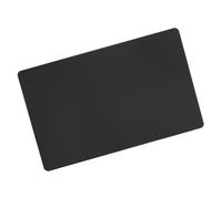 Goshyda Tarjetas de Visita de Metal Grabadas con Láser en Blanco de Aleación de Aluminio, 50 Tarjetas de Visita en Blanco Plateadas para Marcado Láser, de Presentación Sólidas para Redes (BLACK)
