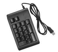 Goshyda Teclado Numérico con Cable USB Teclado Numérico de 19 Teclas con Retroiluminación RGB, Ergonómico Resistente Al Agua para Computadora Portátil, Computadora de Escritorio, Hojas de Cálculo,
