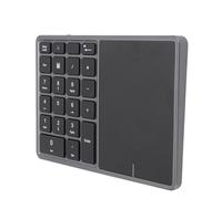 Goshyda Teclado Numérico Inalámbrico de 22 Teclas, Teclado Numérico Inalámbrico Bluetooth 4.2 2.4G con Panel Táctil, Teclado Numérico de Contabilidad Financiera Portátil, para