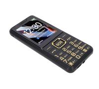 Goshyda Teléfono 4G Seniors, Teléfono Bluetooth Big Keys con Tecla SOS, Teléfono de la Función 4G, Doble SIM Standby, FM Radio, Camera, Linteria de Llave Lateral, 2500má, etc. (Black)