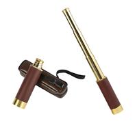 Goshyda Telescopio Pirata Retro, Monocular Portátil de Mano con Lente Prisma, para Acampar, Senderismo, Observación de Aves (25x0)