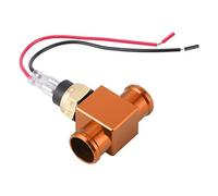 Goshyda Termostato Interruptor de Temperatura del Agua Sensor Radiador Kit de Ventilador 12V CNC Aleación de Aluminio para Motocicleta ATV Off Road - Plug & Play, Resistente a la Corrosión,