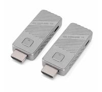 Goshyda Transmisor y Receptor HDMI Inalámbrico de Doble Banda, Enchufe de Decodificación 4K + Kit de Salida 1080P 60 Hz, Espejo de Pantalla de Alcance de 50 M y Pantalla Extendida para
