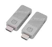 Goshyda Transmisor y Receptor HDMI Inalámbrico, Decodificación 4K Salida 1080P Kit de Extensor Inalámbrico de Doble Banda 5G 2.4G, para PC Computadora Portátil Cámara Proyector Monitor