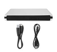 Goshyda Unidad óptica Externa, USB3.0 BLU-Ray Laptop PC Grabadora De Disco Grabadora De DVD CD BD De Alta Velocidad Portátil con Almohadilla para El Pie, para Computadora Portátil De Escritorio