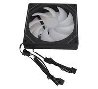 Goshyda Ventilador de Chasis ARGB, Ventilador de Refrigeración Silencioso de 650 a 1850 RPM para Enfriadores de CPU, Enfriadores de Agua para CPU, Carcasas de Computadora, Soporte para