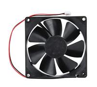 Goshyda Ventilador de Refrigeración de 24 V, 0,20 A, 9 Cm, 92 Mm, Rodamiento de Bolas Doble, 3200 RPM, 54,7 CFM, para Máquina de Soldadura Eléctrica con Convertidor de Frecuencia, Hoja de Fibra PBT,