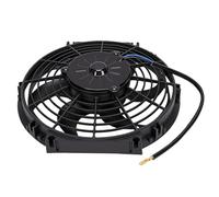Goshyda Ventilador de Refrigeración de Radiador Eléctrico de 10 Pulgadas, 950m³/h, Ventilador de Radiador de Motor de Vehículo Delgado de Alto Rendimiento de 80W con Kit de Montaje