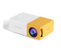 Goshyda YG300 Mini proyector, Full HD 1080P Home Theater LCD Video Projector, AV, VGA, USB, Smartphone, Laptop, Máquina de Juego, TV Box