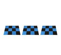 GOSIA 36X Azulejos de Espuma Acústica de Carbón Paneles de Espuma de Insonorización Relleno de Sonido de Estudio 2 x 10 x 10 Pulgadas (Negro + Azul)