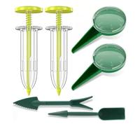 GOSIA Juego de 6 mini esparcidores de semillas, mini herramienta de siembra de semillas, dispensador de semillas, plantador y más grande manual, esparcidor de siembra