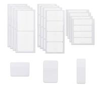 Gosknor 1000 pzs /12 Paquetes Etiquetas Adhesivas de Índice de 3 Tamaños Etiquetas Adhesivas Escribir en Blanco Firmas Notas para Mensajes para Documentos Oficina y Escolar