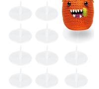 Gosknor 10uds Soporte para Muñecas Crochet, Base Exhibir Muñecas Punto Soporte Figuras Acción Accesorios para el Hogar y la Oficina Expositor Dolls Juguete