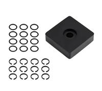 Gosknor 12 Juegos Anillos de Fricción de Impacto con Clip de Retención de 3/8" con Junta Tórica, que Incluyen Herramienta Instalación Yunque Anillo Retención para Llave Impacto Eléctrica y Neumática