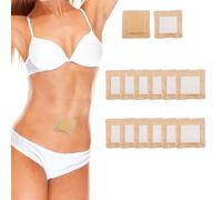 Gosknor 15uds Envoltura Desechable Aceite Ricino Ombligo, Autoadhesiva Altamente Absorbente Almohadillas Orgánicas Apósito Espuma Gel Silicona Cubierta Ombligo Aceite Ricino Sin Lavado (Sin Aceites)