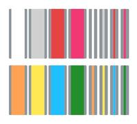 Gosknor 16 Tiras de Lectura Guiada de 7 y 3,2 cm, Tiras Superpuestas de Colores 8 Colores Brillantes Marcadores Resaltar Rastreador Lectura para Niños Material para Maestros