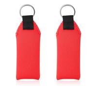 Gosknor 2 Llavero para Barco Flotante, Neopreno Ligero Impermeables y Flotantes Ideales para Tablas de Surf Barcos y Deportes Acuáticos al Aire Libre (Rojo)