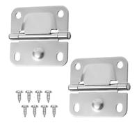 Gosknor 2 Piezas Bisagras para Enfriador para Coleman 5235 6262 6270, Acero Inoxidable Reemplazo de Bisagra con 8 Tornillos Accesorios para Enfriadores de Campamento