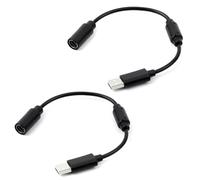 Gosknor 2 Piezas Cable de Separación Usb, Cable USB de Repuesto Cable Adaptador para Logitech G920 Driving Force Thrustmaster Ferrari 458 Controladores de Juegos Transmisión Rápida de Datos (Negro)