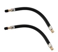 Gosknor 2 Uds Extensión de Vástago de Válvula, 21,7cm Extensión Válvula Neumático Adaptador Extensión de Válvula para Automóviles Motocicletas Bicicletas Vehículos Recreativos Compresores de Aire