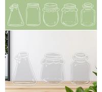 Gosknor 20 Piezas Marcadores Transparentes Flores Secas, Lindos Marcadores Claros Especímenes Botánicos Fabricante de Libros Página Flor Transparente para Clips Prensados Manualidades