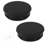 Gosknor 2uds Tapón Repuesto de Silicone para Stokke Flexi Bañera | 45x12mm Tapón de Repuesto de Silicone Negro Hermético, Compatible con Stokke Flexi Bañera Accesorios