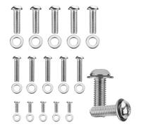 Gosknor 30uds Kit de Tornillos Montaje TV, Kit Universal Herrajes Montaje en Pared Acero M4 M6 M8 Mount Screws y Espaciadores Accesorios para la Fijación del Soporte del Monitor