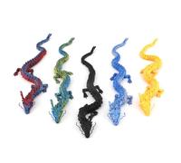 Gosknor 5uds de Dragón con Impresión 3D, Juguete Articulado de Dragón para Inquietarse Juguete de Escritorio Ejecutivo Decoración para el Hogar la Oficina Adolescentes Adultos Hombres y Niños