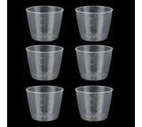 Gosknor 6 Uds Tazas Medidoras de Arroz, 160ml Transparentes Plástico de Repuesto para Olla Arrocera para Medir Ingredientes Secos y Líquidos Utensilios de Cocina