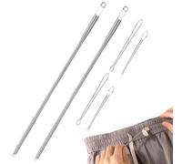Gosknor 6uds Herramienta para Enhebrar Cordón, 3 Diseños Clip Enhebrar Cuerdas Fácil Inserción Tirador de Cordón Pinzas para Sudaderas Pantalones Chaquetas Abrigos Pantalones Deportivos
