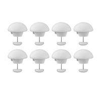 Gosknor 8uds Clips de Edredón, Pinzas Antideslizantes para Edredón Una Llave para Desbloquear Los Sujetadores del Edredón Accesorios de Cama para Cortinas Edredones Cojines (Blanco)