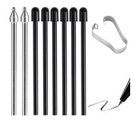 Gosknor 8uds Puntas de Repuesto S Pen para Samsung, Duraderas Puntas de Lápiz Óptico de Metal y Plástico con Clip Compatible con Samsung Galaxy Tab S10+/S10 Ultra/S9/S8/S7/S6 Lite/S22/S23/S24 Ultra