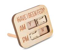 Gosknor Recordatorio Alimentación Perros Magnético, Have I Been Fed Rastreador Alimentación Mascotas con 4 Imanes Indicación Diaria Am/PM Refrigerador Evita Perro o Gato Coma Demasiado o Muy Poco