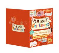 Gosknor Tarjeta Jubilación, 40x27cm Tarjeta de Despedida de Jubilación con Sobre Conmovedor Regalo Despedida para Jefe Maestro Colega Amigo Familia