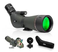 Gosky 20-60x80 telescopio de Enfoque Dual de para teléfono Inteligente para la Caza de Aves Observación Tiro al Blanco Astronomía Paisaje