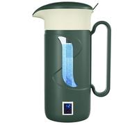 GOSOIT Generador de botellas de agua de hidrógeno, máquina ionizadora con tecnología SPE y PEM (verde oscuro)