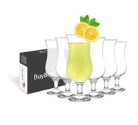 GOSOYO Juego de 6 Copas de Cóctel Altos, Vasos de Piña Colada de 460 ml/15,5 oz, Vasos de Pinta, Batidos, Mojito, Margarita, Sangría, Vasos de Aperol Spritz, Vasos de Huracán Grandes, Vasos de Sundae