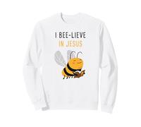 Gospel Kids Christian Faith Cute Bee: I Bee-Lieve in Jesus Sudadera