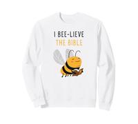 Gospel Kids Christian Faith Cute Bee: I Bee-Lieve The Bible Sudadera