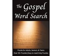 Gospel Word Search Puzzle Book: Word Search with Easy to Read Print about Gospel, Bible, Christian and More | 6x9 inches, 110 pages | 50+ Puzzles ... Gift for Vacations, Holidays and Free Times