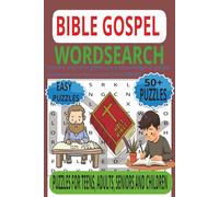 Gospel Word Search Puzzles: 55 Bible-Themed Challenges from the Four Gospels: Faith-Based Activity Book for All Ages - Large Print Edition for Easy Reading (6x9 Inches)