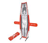 GoSports Basketball Guard Nets Maniquí de Entrenamiento de Baloncesto Xtraman Dummy Defender, tamaño Enorme de 7 pies para Tiro, regates y práctica de conducción, Unisex-Adolescente, Rojo, 7'