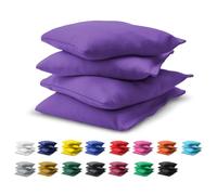 GoSports Bean Bags Juego de pufs Cornhole, Morado, Talla única