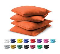 GoSports Bean Bags Juego de pufs Cornhole, Naranja, Talla única